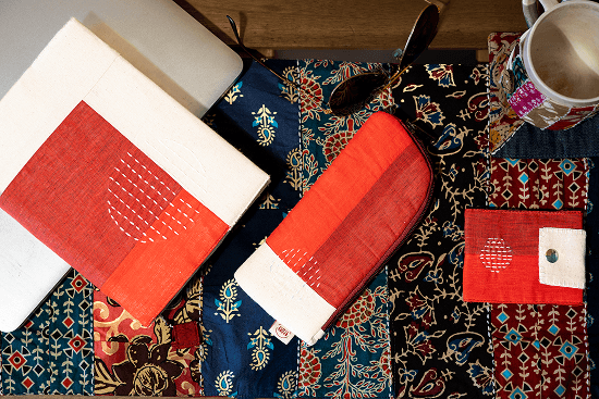 Luna Max - Daily Journal - Office Combo Set (Canvas Red)