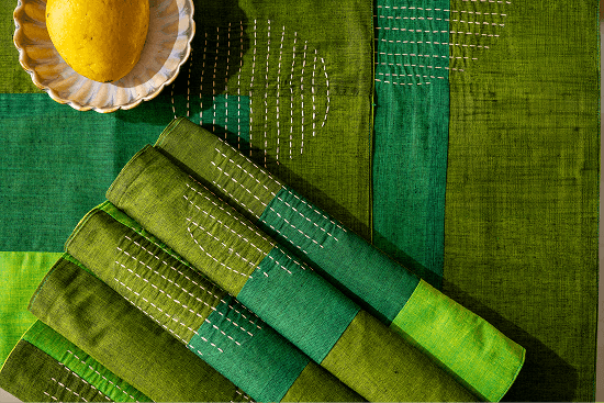 Luna Max - Table Runner - Green Mint