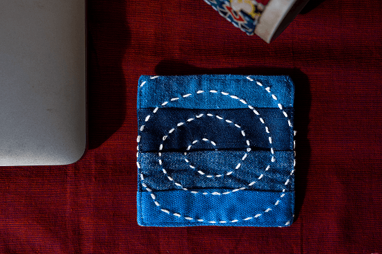 Ira - Coasters - Washed Denim