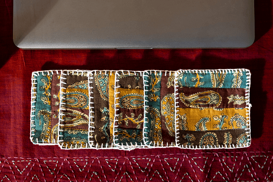 Earth Story - Coasters - Mustard Brown