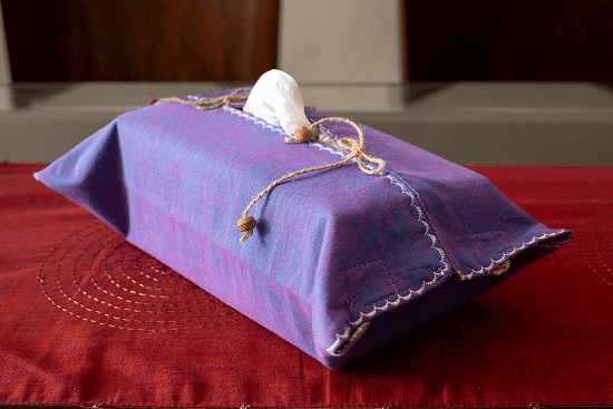 Bhumija - Tissue Box cover - Southcotton Purple