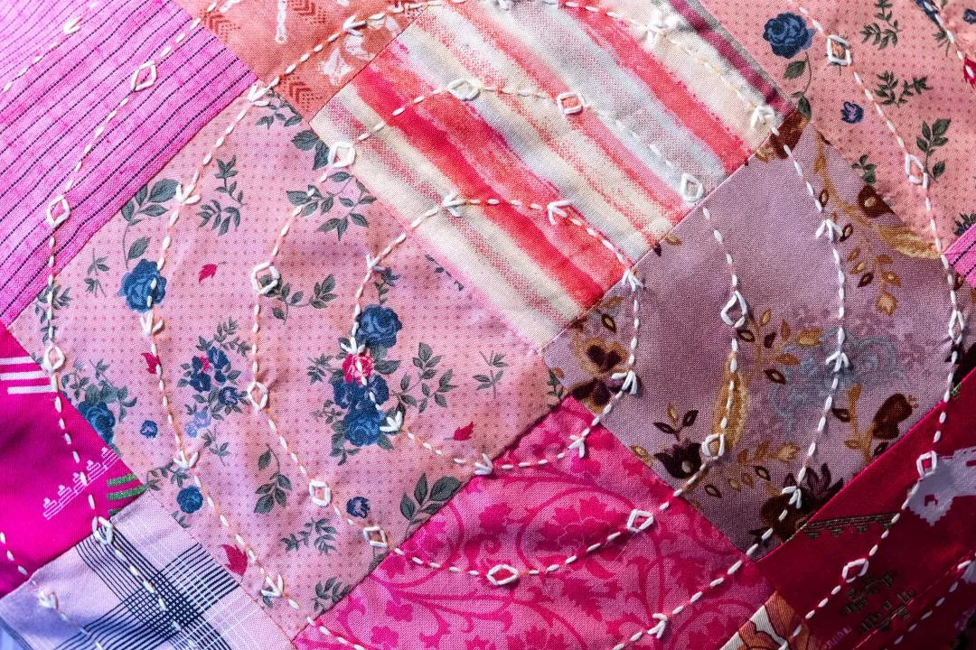 Earth Story - Cushion Cover - Patchwork Rose
